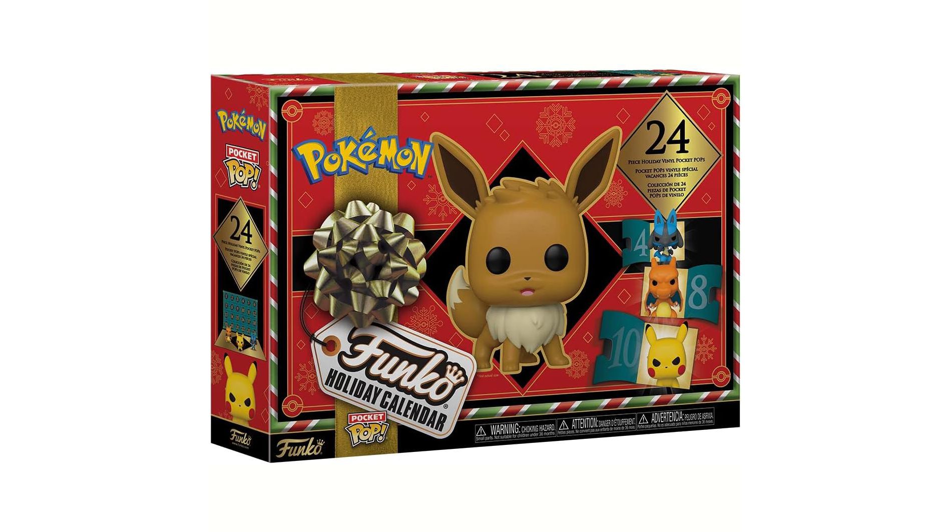 Funko Pocket Pop! Pokemon  24-day Countdown Advent Calendar Mini Figures