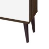 GlasFlength TV Stands and Consoles Modern Media Console with Simple Storage Shelves and Cabinet for Living Room, White, 63"*15.2"*25.6" - 4 of 4