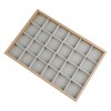 Unique Bargains Women's Wood Jewelry Tray with Removable Dividers for Drawers - 3 of 4