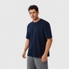 Anna-Kaci Active Men's Oversized Fit Short Sleeve T-Shirt with Drop Shoulders and Relaxed Silhouette for Everyday Style - 3 of 4
