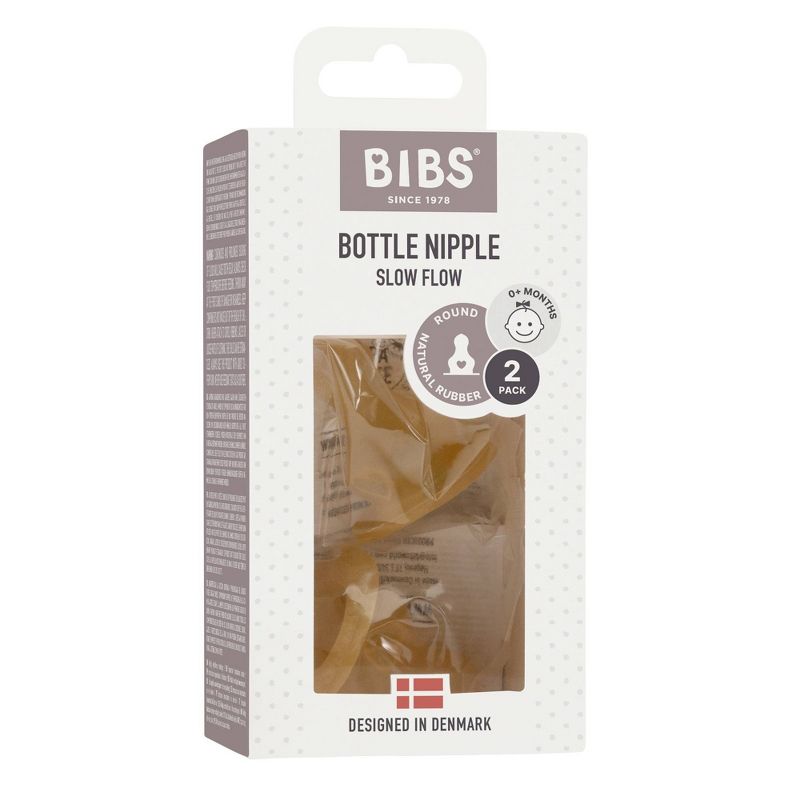 Bibs Latex Bottle Nipple - 2pk, 4 of 14