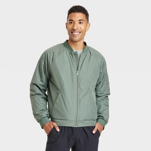 Men's Varsity Jacket - All In Motion™ North Green Xl : Target