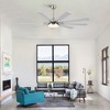 BestParts 72" Smart LED Ceiling Fan - Brushed Nickel, Alexa/Google Compatible, Reverse Modes - 2 of 4