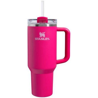 Stanley 40 oz Stainless Steel H2.0 Flowstate Quencher Tumbler Cosmo Pink