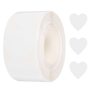 Unique Bargains DIY Crafts Vinyl Self-Adhesive Heart-Shaped Waterproof Sticker 500 Pcs - 1 of 4