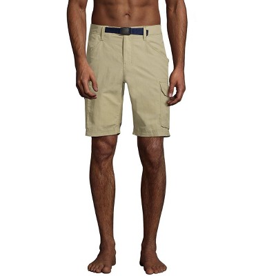Lands' End Men's 9" Outrigger Stretch Cargo Swim Trunks with No Liner