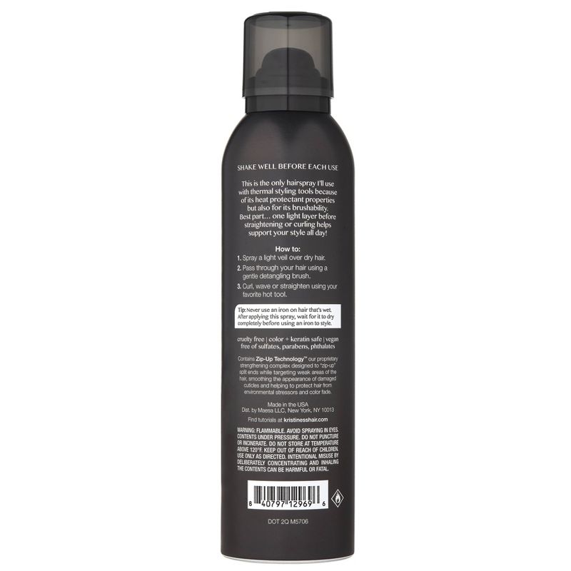 Kristin Ess Ultra Fine Workable Hairspray with Heat Protectant, Buildable + Flexible Hold - 6.7 oz, 2 of 7