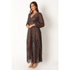 Petal and Pup Womens Lustre Long Sleeve Midi Dress - 3 of 4