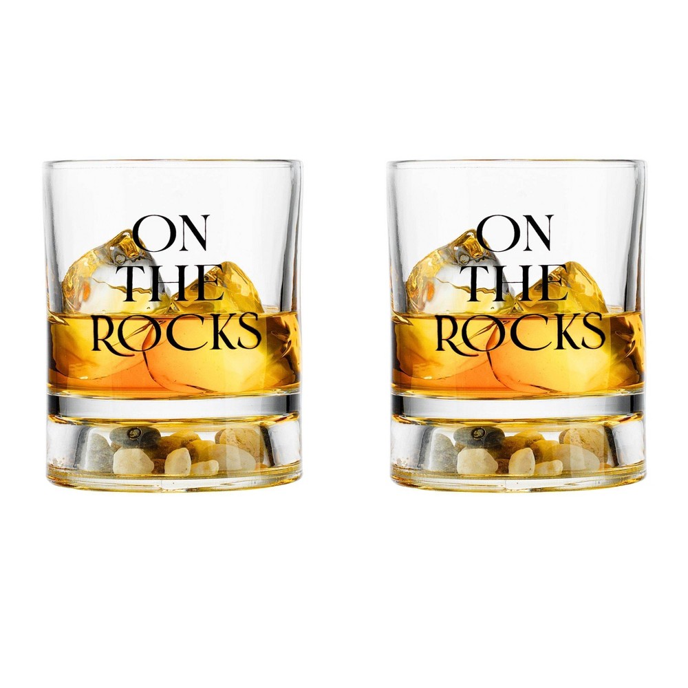 Photos - Glass Godinger Silver Set of 2 Rocks Double Old Fashion Glasses