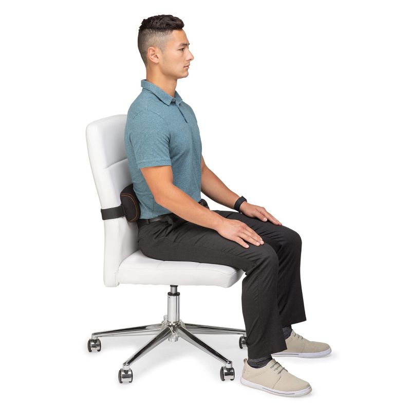 OPTP The Original McKenzie Signature SuperRoll Lumbar Support - Premium Material Low Back Lumbar Support for Office Chair and Car Seats – Firm Support, 5 of 6