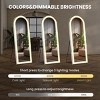 GlasFlength Full Length Mirrors Full Length Mirrors Multi Position Reflection Accent For Modern Living Spaces, Silver, 71.3"*26.8"*1.9" - 4 of 4