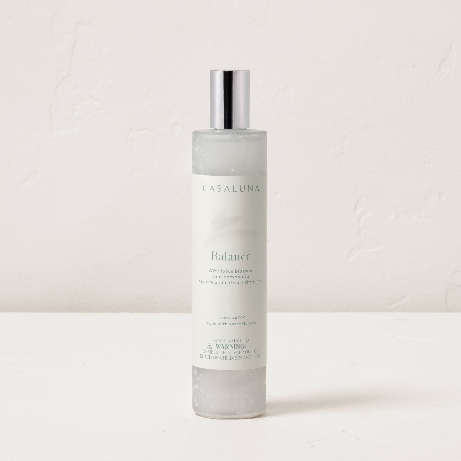 3.38 fl oz Balance Fashion Room Spray Light Blue - Casaluna™: Bamboo & Lily Scented, Non-Powered Freshener