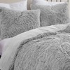 Plush Shaggy Comforter & Pilowsham Set Ultra Soft Luxurious Faux Fur Decorative Fluffy Crystal Velvet Bedding by Sweet Home Collection® - 2 of 3