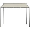 Outsunny 10' x 9' Outdoor Wall Patio Gazebo Canopy with PVC Coated Polyester Roof, Steel Frame, & Spacious Build - 4 of 4