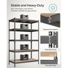 SONGMICS 5-Tier Storage Shelves, Garage Storage, Boltless Assembly, Adjustable Shelving Unit, Load 1929 lb, for Shed Warehouse Basement Kitchen - 3 of 4