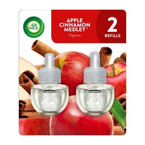 Air Wick Scented Oil Air Freshener Refills - Apple Cinnamon Medley - 2ct/0.67 fl oz - 1 of 4