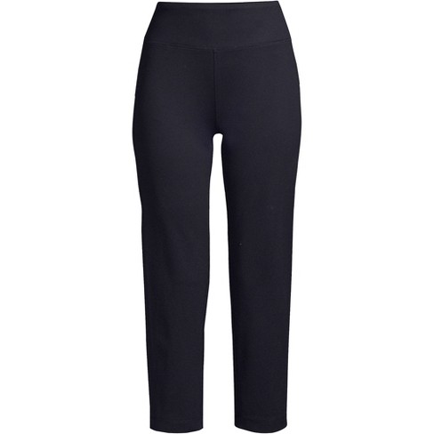 Lands' End Women's Active Crop Yoga Pants - Medium - Black : Target