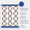 Avery Round Cards, 2" Diameter, Gold-Red-Green Plaid, Matte, 120ct - 3 of 4