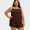 Women's Variegated Rib Tank and Shorts Pajama Set - Auden™ - 3 of 3