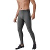 Anna-Kaci Active Men's Full-Length Compression Leggings with Side Pockets and Stretch Moisture-Wicking Fabric - 3 of 4