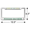 Missouri Southern State University Full Size Standard License Plate Metal Frame - 4 of 4