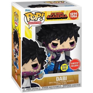 Funko POP! Animation: My Hero Academia (MHA) Dabi (Flames) # 1522 GITD Gamestop Exclusive - 1 of 3