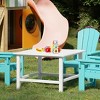 WestinTrends Malibu Kids Outdoor Patio Furniture HDPE 30" Wide Square Dining Table - 2 of 4