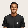 Dalix Sippin' Cup Coffee Ghost Embroidered Relaxed Heavy Soft Cotton T Shirt Mens - 3 of 4