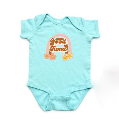 The Juniper Shop Good Times Rainbow Baby Bodysuit