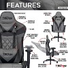 Vynxaria Techni Sport XL Ergonomic Gaming Chair , Grey - 4 of 4
