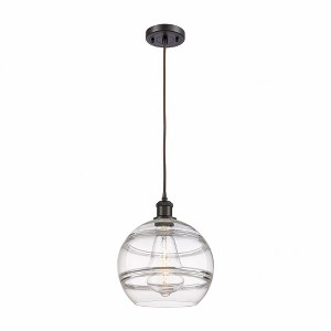 Rochester - 1 Light Cord Hung Mini Pendant In Industrial Style-11.63 Inches Tall and 10 Inches Wide - 1 of 1