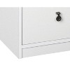 Saint Birch Finley 3-Drawer Cabinet, Gray Oak, White - 4 of 4