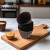 Unique Bargains Top Hat Shape Disposable Baking Cups Greaseproof Paper 1.77"x1.97" 30 Pcs - 2 of 4
