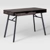 Auston Flared Leg Wood Grain Desk - CorLiving - 4 of 4