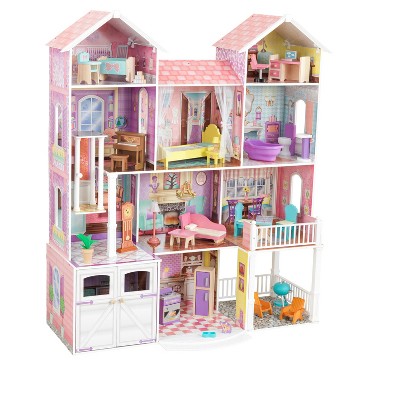 dollhouse with elevator and garage