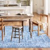 Large Machine Washable Rugs Vintage Oriental Printed Accent Carpet With Non-Slip Backing Ultra-Thin Stain-Resistant Rug for Living Room Bedroom - 2 of 4