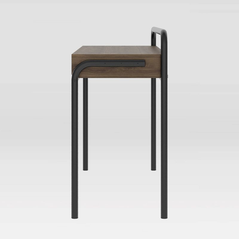 Modern Classic Writing Desk Walnut - Techni Mobili, 4 of 10