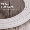 Philips 15' 3-Outlet Polarized Extension Cord Indoor White - 4 of 4