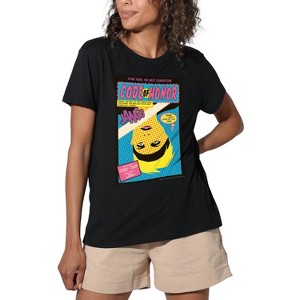 Women's Star Trek Tng Season 1 Episode 4 Loose T-Shirt Black - 1 of 4