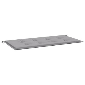 vidaXL Outdoor Garden Bench Cushion - Gray Oxford Fabric Seat Cushion, Comfortable Foam Fiber Filling, Ideal Size 39.4"x19.7"x1.2" - 1 of 4