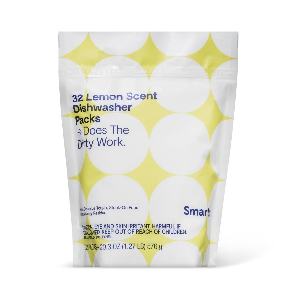 Lemon Scent Dishwasher Packs - 32ct - Smartly