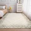 Modern Abstract Washable Rug - Stain Resistant, Non-Slip Low Pile Carpet for Living Room, Bedroom, Dining Room - 3 of 4