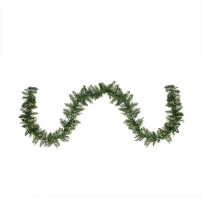 Northlight 9' x 10" Prelit Northern Pine Artificial Christmas Garland - Clear Lights