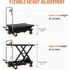 Hydraulic Lift Truck 500 Lbs Manual Single Scissors Lift Platform 28" Lift Height - 2 of 4