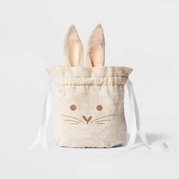 7.5" Reusable Easter Bunny Bag Cream - Spritz™
