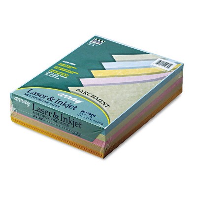Pacon Array Colored Bond Paper 24lb 8-1/2 x 11 Assorted Parchment 500 Sheets/Ream 101079