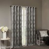 DSVIMOY Curtain Panels, Knitted Jacquard Total Blackout Curtain Panel for Living Room, Bedroom, Charcoal, 84"*50"*0.13" - 4 of 4