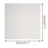 INSPIRE CHIC Women's Floral Printed Blended Cotton Small Square Neck Scarves 21.7x21.7" 1Pc - 3 of 4