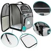 PetAmi Premium Dog Backpack Carrier Small Large Cat Puppies, Ventilated Pet Hiking Travel Bag, Airline Approved Safety Camping Biking - 3 of 4