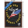 Trends International Looney Tunes x Team USA - Surfing Framed Wall Poster Prints - 3 of 4